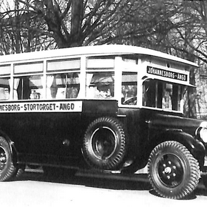 Buss i Kalmars fÃ¶rsta busslinje 1922
