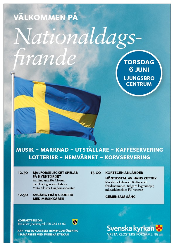 Nationaldagsfirande I Ljungsbro